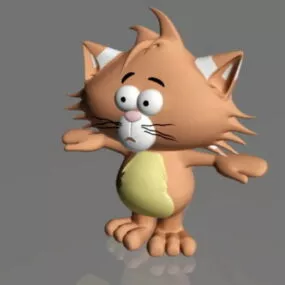 Cute Cat 3d model