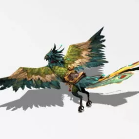 Phoenix With Rig 3d model