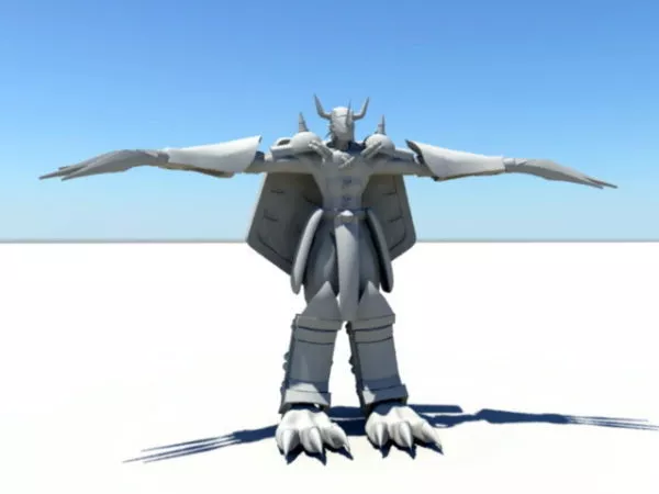 War Greymon Monster Character 3d model War Greymon Monster Character 3d model