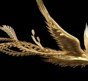 Gold Phoenix  Legendary Creature 3d model