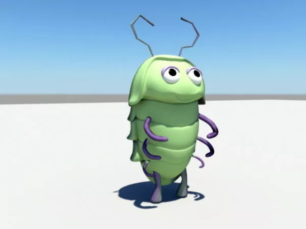 Bug With Skull 3d model