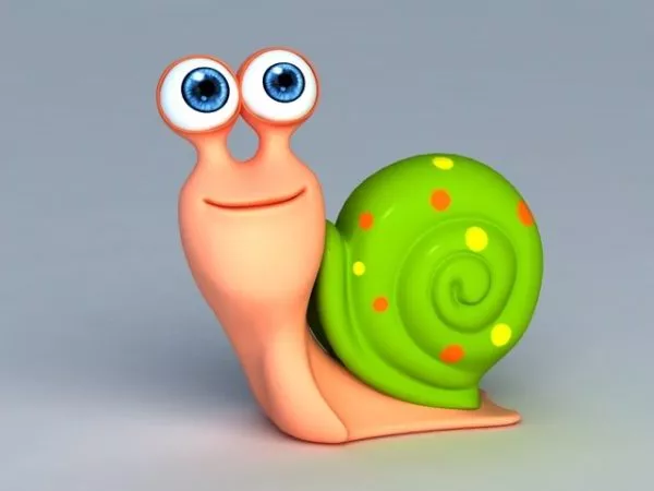 Snail Cartoon Style 3d model Snail Cartoon Style 3d model