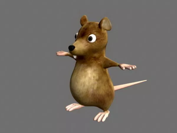 Animated Mouse Devil 3d model