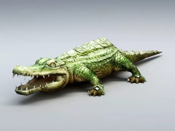 Scary Crocodile Monster 3d model