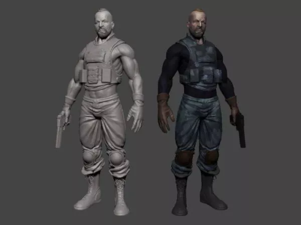 Special Man Soldier 3d model Special Man Soldier 3d model