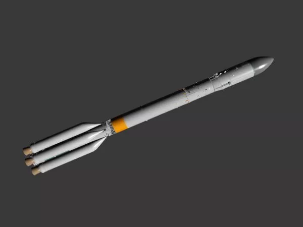 Russia Space Rocket 3d model Russia Space Rocket 3d model