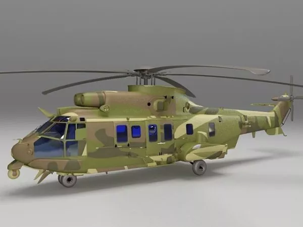Helicopter Attack 3d model