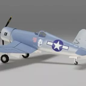 War F4u Corsair Fighter Aircraft 3d model
