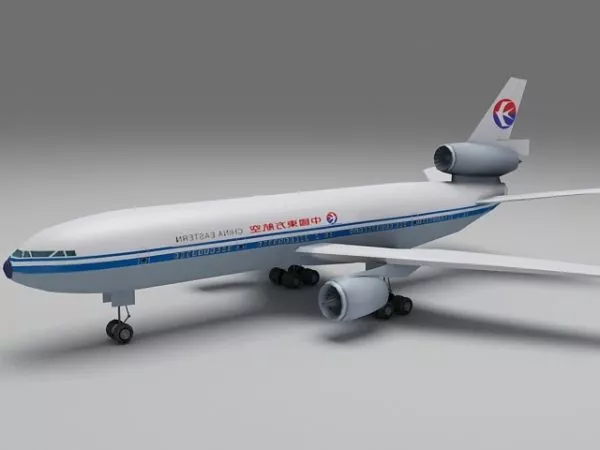 Boeing 747 Wide Size Airliner 3d model