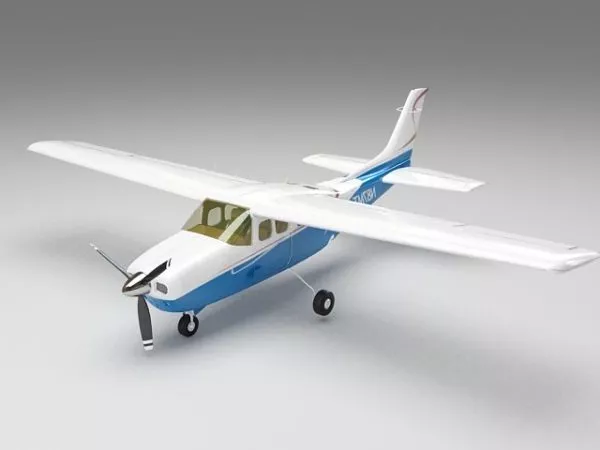 Commercial Airliner Basic Mesh 3d model