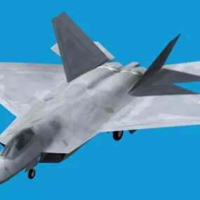 Lockheed Martin F-22 Raptor 3d model