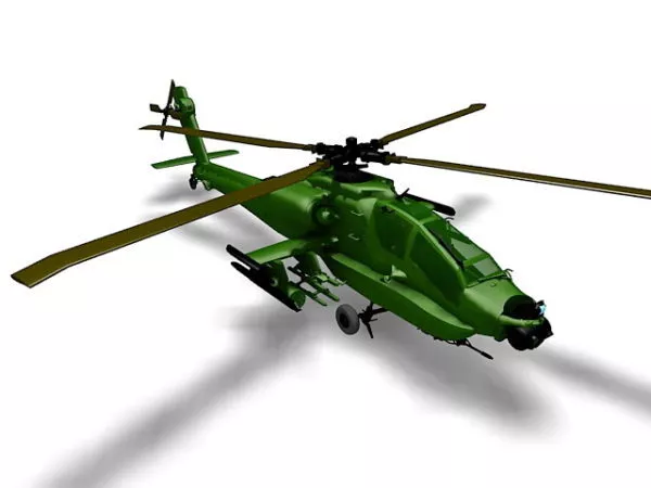 Small Lightweight Helicopter 3d model