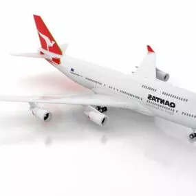 Boeing 747 400 3d model