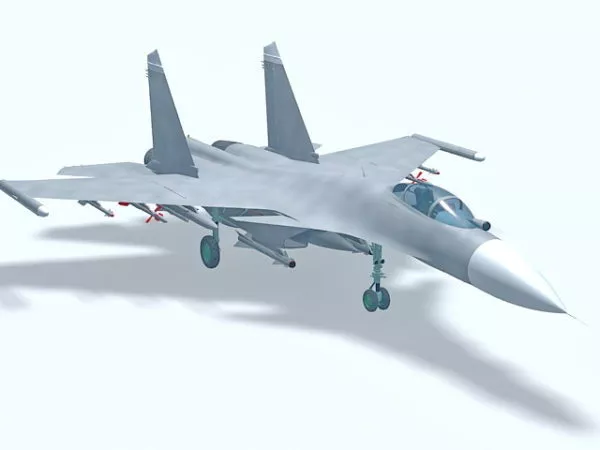 Su-27 Fighter 3d model Su-27 Fighter 3d model