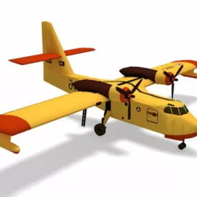 Canada Firefighting Amphibious 3d model
