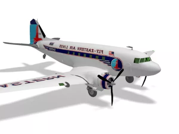 Boeing 747 Wide Size Airliner 3d model