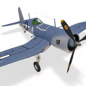 Vought F4u Corsair Fighter 3d model