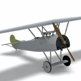 Fokker D7 Fighter 3d model