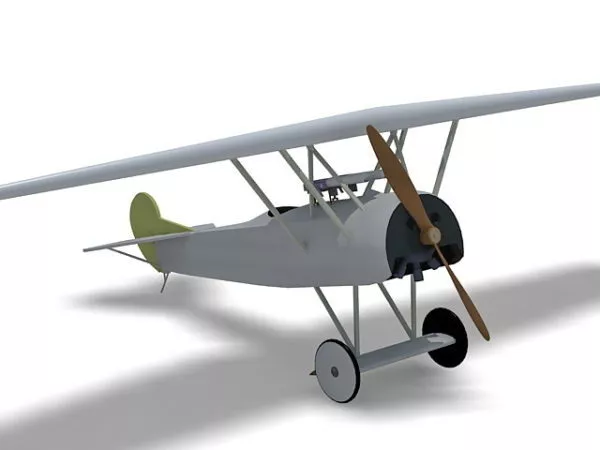 Fokker D7 Fighter 3d model Fokker D7 Fighter 3d model