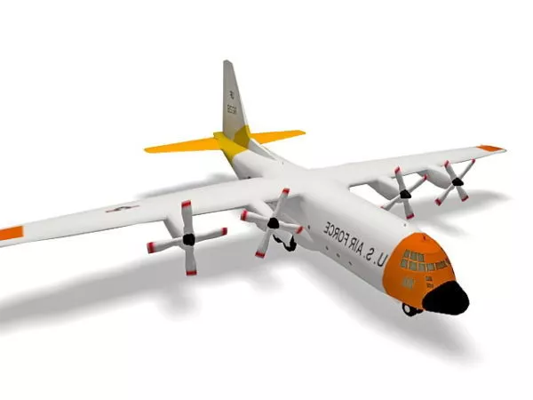 Lockheed Hercules Aircraft 3d model Lockheed Hercules Aircraft 3d model