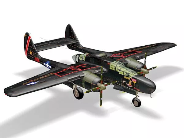 P-61 Black Widow Fighter 3d model P-61 Black Widow Fighter 3d model