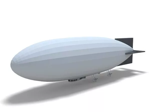 Blimp Airship 3d model Blimp Airship 3d model