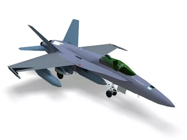 F-18 Super Hornet 3d model F-18 Super Hornet 3d model