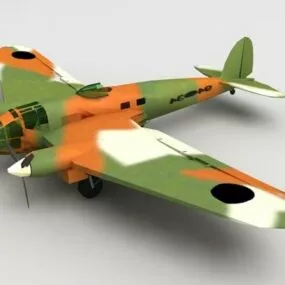 He 111 Bomber Ww2 3d model
