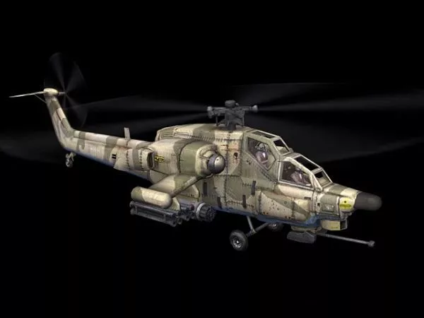 Mi28 Helicopter 3d model Mi28 Helicopter 3d model