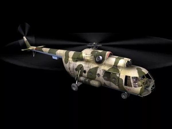 Mi-8 Transport Helicopter Free 3d Model - .Max - Open3dModel