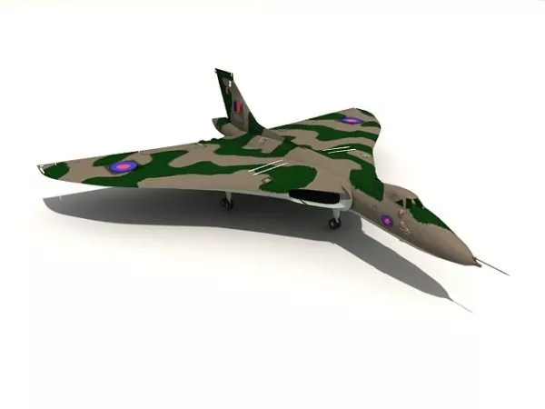 Avro Vulcan Bomber 3d model Avro Vulcan Bomber 3d model