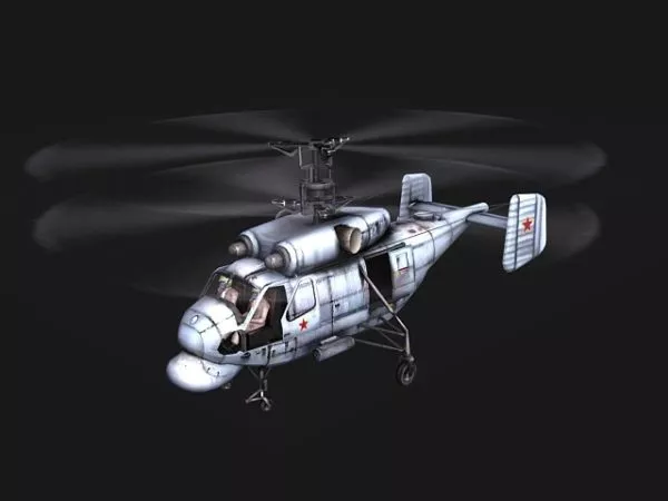 Bell 206 Helicopter 3d model