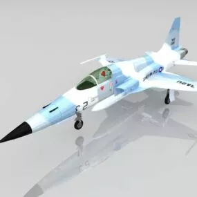 F5e Fighter Aircraft 3d model