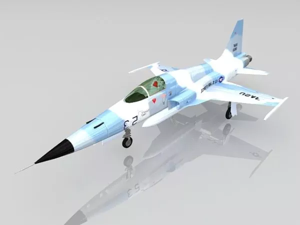 F5e Fighter Aircraft 3d model F5e Fighter Aircraft 3d model