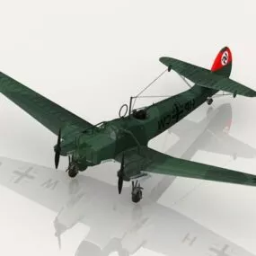 Fw58 German Aircraft 3d model
