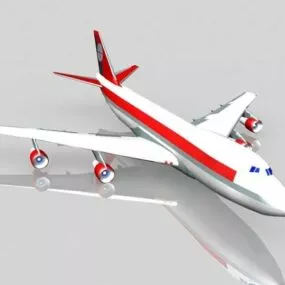 Boeing 747 Airliner 3d model