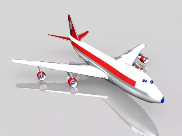 Boeing Airplane 3d model