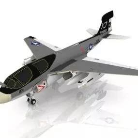 Ea-6b Prowler Military Aircraft 3d model