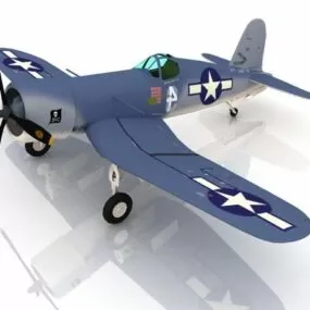Us F4u Corsair Fighter 3d model