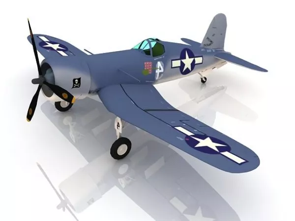 Us F4u Corsair Fighter 3d model Us F4u Corsair Fighter 3d model