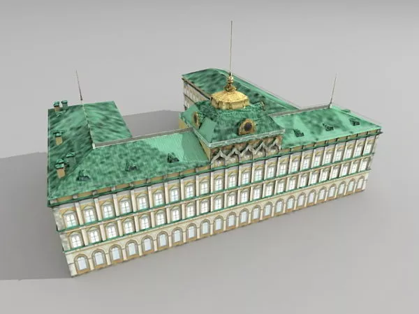 Ancient China Palace 3d model