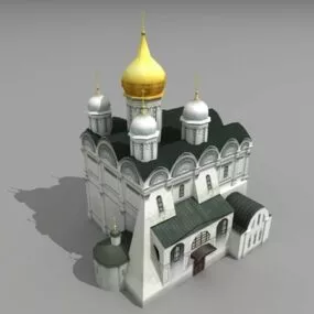 Russian Castle House 3d model