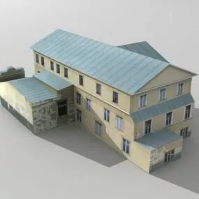 Country Abandoned House 3d model