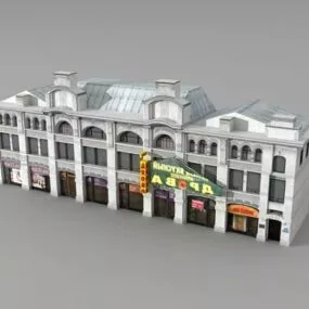 Nikolskaya Street Ancient Building 3d model