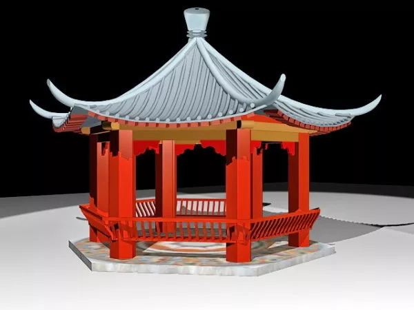 Chinese Ancient Pavilion 3d model Chinese Ancient Pavilion 3d model