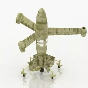 German Triebflugel Aircraft 3d model