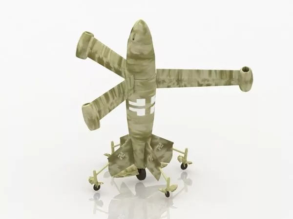 German Triebflugel Aircraft 3d model German Triebflugel Aircraft 3d model