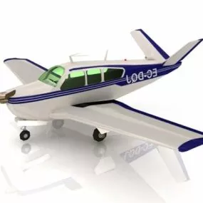 Beechcraft Airplane 3d model