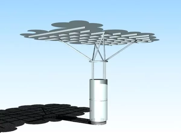 Metal Shade Structure 3d model Metal Shade Structure 3d model