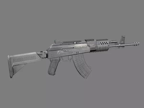 Ak-74 Assault Rifle 3d model Ak-74 Assault Rifle 3d model